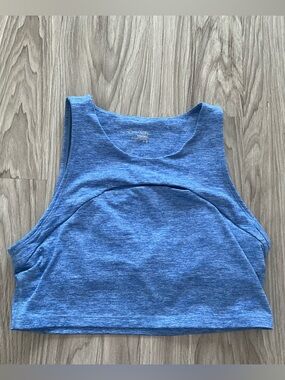 Aerie The Hugger Recharge Blue Space Dye Heather Sports Bra Size Medium